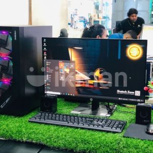 CORE I3 2ND GEN USE COMPUTER WITH 22" IPS HDMI FRAMELESS MONITOR FULL SET