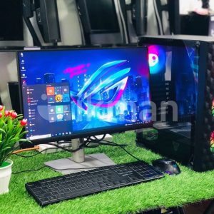 CORE I3 2ND GEN USE COMPUTER WITH 24" IPS HDMI FRAMELESS MONITOR FULL SET