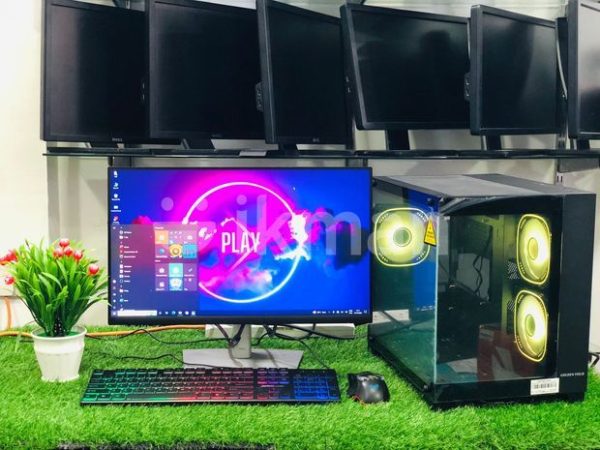 CORE I5 2ND GEN USE  COMPUTER WITH 22" IPS HDMI FRAMELESS MONITOR FULL SET