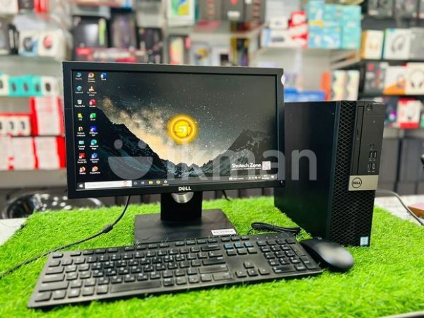 Core I7 7th Gen Full Set PC with 20' Monitor - Used